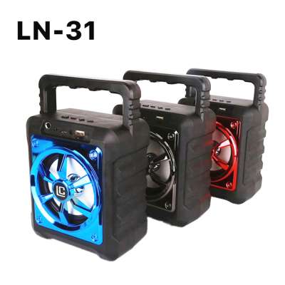 2020 Popular speaker LN 31 Led Big Wholesale Table Portable Mini 3 inch Bluetooth Speaker MIC Subwoofer it bluetooth speaker